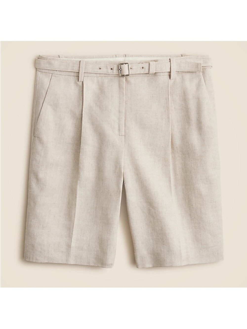 J Crew Shorts 2 Linen Flax